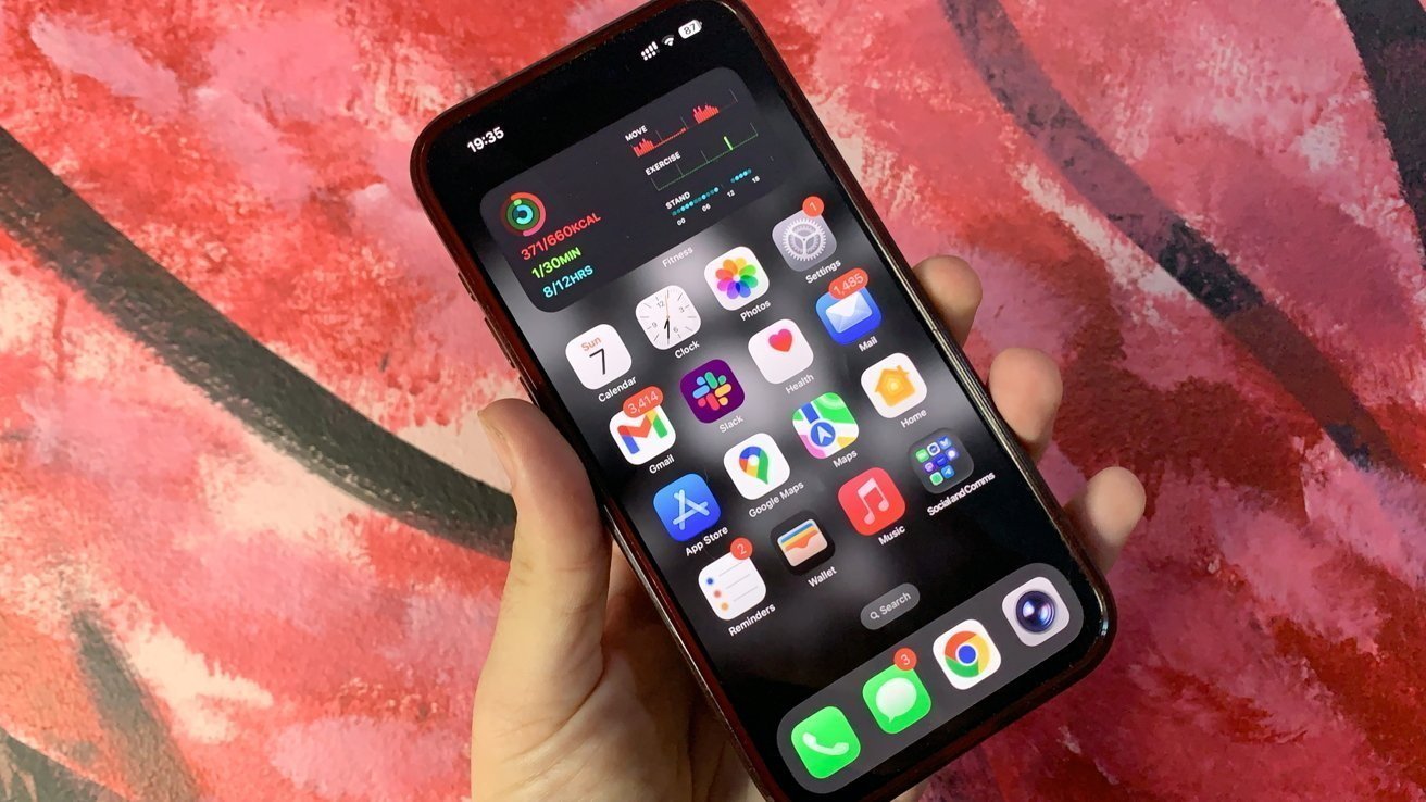 iOS 27 update running on an iPhone