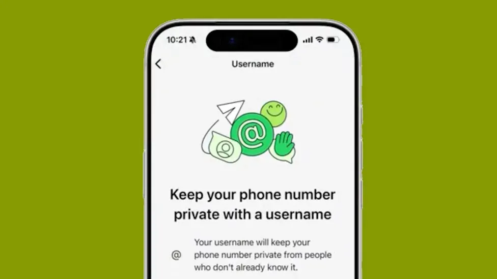 WhatsApp usernames feature allowing users to message without sharing phone numbers